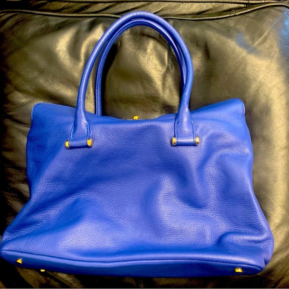 Luisa Spagnoli Shoulder Bag/Handbag, Cobalt Blue bought in Milan - Picture 3 of 10